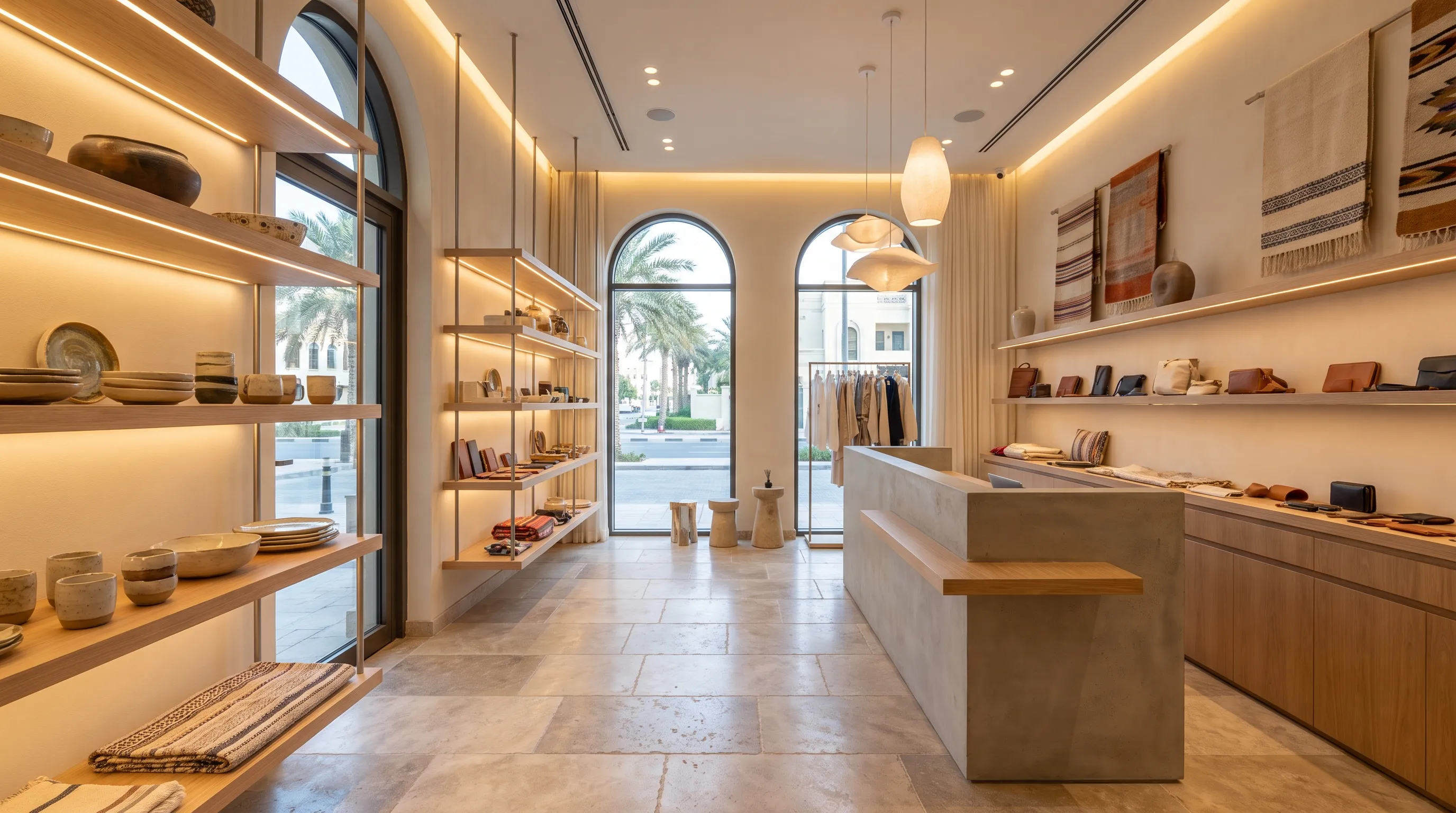 Curated retail boutique interior, representing Market Labs AI's e-commerce web design work